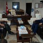 İl Jandarma Komutanı Aslan'dan Belediye Başkanı Akın'a ziyaret