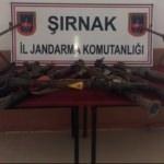 Şırnak'ta YPG amblemli roketatar ele geçirildi