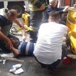 Kocaeli'de forkliftin ezdiği kişi yaralandı