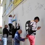 Tunceli'de grafiti çalışması
