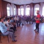 1930 Bafraspor'da y&ouml;netim ile futbolcuların aileleri buluştu