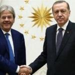 Cumhurbaşkanı Erdoğan Gentiloni'yı kabul etti