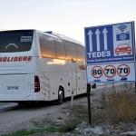 Otobüs şoförü TEDES yüzünden yolcuları indirip eylem yaptı
