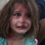 Suriyeli kız acısını unuttu, babasını aradı
