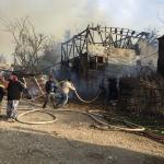 Mudurnu'da samanlık yangını