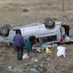 Düğün yolunda trafik kazası: 1 ölü, 5 yaralı