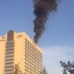 Ankara Hilton'da yangın