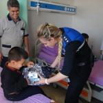 Siirt'te polisler hastaları ziyaret etti