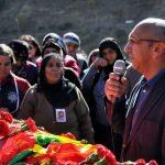 HDP Milletvekili Önlü, terörist cenazesine katıldı