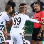 Konyasporlu futbolcudan penaltı iddiası