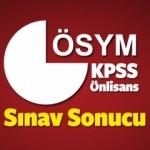 KPSS Önlisans sınav sonucu son dakika açıklaması (ÖSYM)