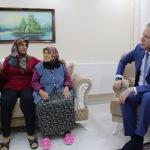 Valilikten mağdur kadına destek