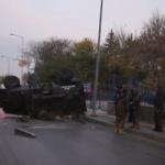 Ankara'da zırhlı polis aracı d&uuml;şt&uuml;: 3 polis yaralı