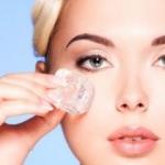 Buzu yüzünüze sürerseniz...