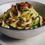 Limon soslu kabak spagetti tarifi