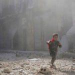 Halep'de yoğun bombardıman