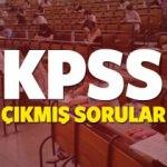 KPSS Ortaöğretim memurluk sınavı çıkmış soruları (Çalışma sayfası)