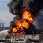 İsrail'deki petrol rafinerisinde yangın!