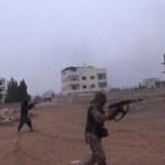 El Bab'taki sıcak &ccedil;atışmanın g&ouml;r&uuml;nt&uuml;leri