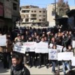 Suriye'de halktan muhaliflere çağrı