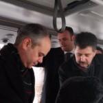 Bakanı Kılıç makam arabasını bırakıp otobüse bindi
