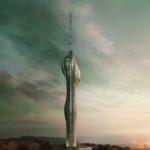 Küçük Çamlıca TV- Radyo Kulesi'nin inşası sürüyor