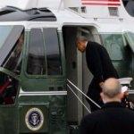 Obama Beyaz Saray'a böyle veda etti