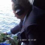 Yunan bakandan Kardak'a çelenk