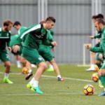 Bursaspor’da neşeli çalışma