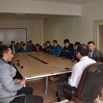 Başarılı gen&ccedil; g&uuml;reş&ccedil;ilerden Kaymakam Kıyıcı'ya ziyaret