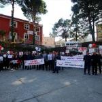 Tirebolu’da "kadına şiddete hayır" yürüyüşü düzenlendi