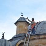 Gülşehir'deki tarihi camide restorasyon çalışmaları başladı