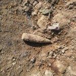 Kurtuluş Savaşı'ndan kaldığı tahmin edilen top mermisi bulundu
