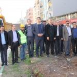 Kızderesi Caddesi ikinci etap çalışmalarına başlandı