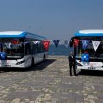 İzmir'de elektrikli otobüsler hizmete girdi