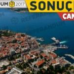 2017 Çanakkale seçim sonuçları!  Evet mi Hayır mı kazandı?