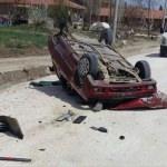 Burdur'da otomobil devrildi: 1 ölü, 1 yaralı