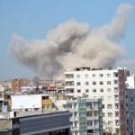 Diyarbakır'da patlama! İlk g&ouml;r&uuml;nt&uuml;ler geldi