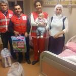 Kızılay personelinin Güroymaklı hastaları ziyareti