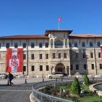 Valilik binasına Sivasspor bayrakları asıldı