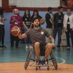 Basketbolcular engelliler için "empati" yaptı