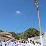 Yaban hayatına dikkat &ccedil;ekilen etkinlikte leyleğin azizliğine uğradı