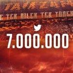 Galatasaray Twitter'da 7 milyona ulaştı!