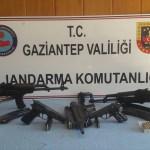 Gaziantep'te kaçak silah operasyonu
