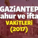 Gaziantep Ramazan İmsakiyesi 2017 Gaziantep iftar ve sahur vakti 