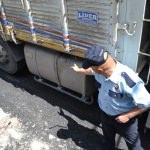 Kamyondan mazot hırsızlığı