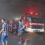 İstanbul'da alt geçitte büyük yangın!