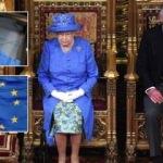 Kraliçe'nin şapkasından Avrupa Birliği çıktı!