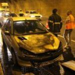 Bolu Dağı T&uuml;neli'nde korku dolu anlar!