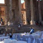 Bakan'dan açıklama! Efes'te düğün yapıldı mı?